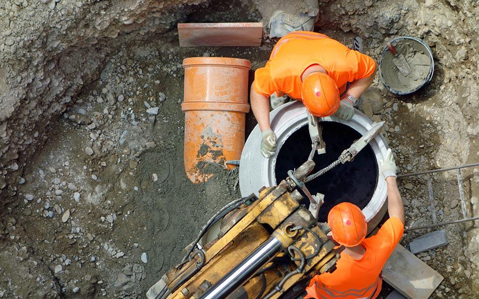 travaux assainissement Saclay